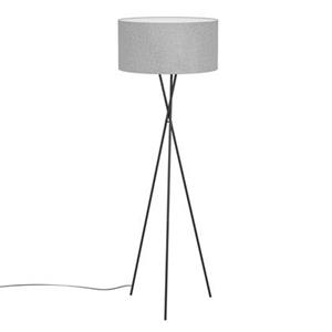 EGLO Fondachelli Vloerlamp Ø 51 cm - Zwart/Grijs