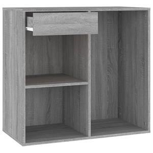 vidaXL Kosmetikschrank Grau Sonoma 80x40x75 cm Holzwerkstoff 