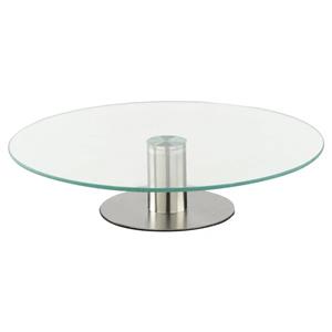 Secret de Gourmet Serveerschaal/taartplateau Met Roterend Glas D30 X 7 Cm - Etageres