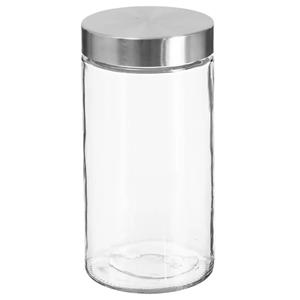 Secret de Gourmet Voorraadbus/voorraadpot 1,7l Glas Met Rvs Deksel - Voorraadpot