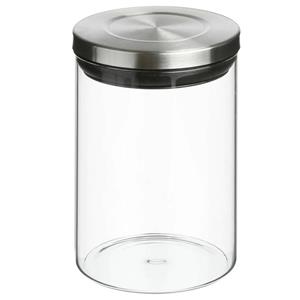 Secret de Gourmet Voorraadbus/voorraadpot 0,6l Glas Met Rvs Deksel - Voorraadpot