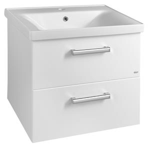 Aqualine Vega badkamermeubel met keramische wastafel 65cm wit