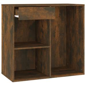 VidaXL Cosmeticakast 80x40x75 Cm Bewerkt Hout Gerookt Eikenkleurig