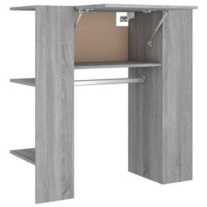 vidaXL Flurschrank Grau Sonoma 97,5x37x99 cm Holzwerkstoff 