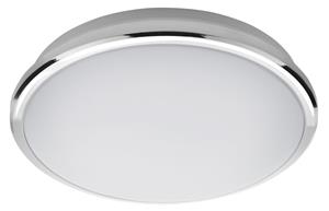 Sapho Silver ronde plafondlamp 28cm koud wit licht chroom