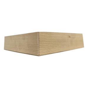 Furniture Legs Europe Onbewerkte houten hoekpoot 4,5 cm