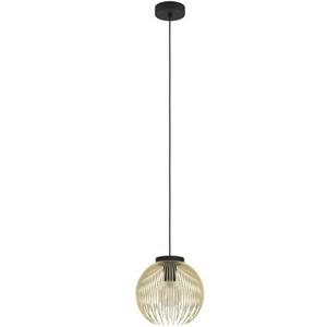 EGLO Hängeleuchte Venezuela, schwarz/gold, 1-flammig