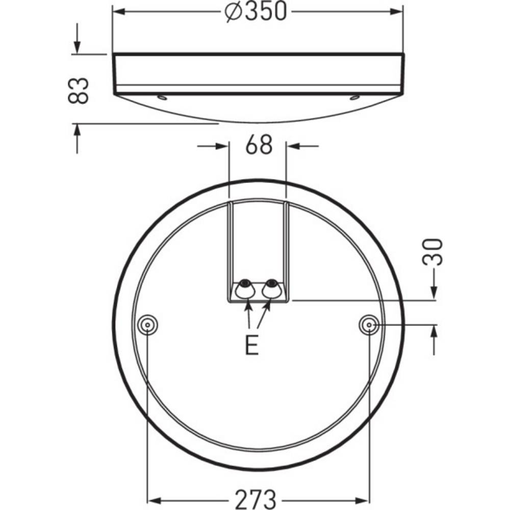Trilux 7578151 Skeo Circ M #7578151 LED-Dekoleuchte LED 16W