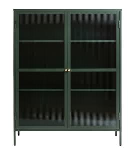 Giga Living Vitrinekast Bronco Groen H140 cm - 