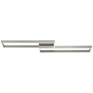 PAUL NEUHAUS LED Deckenleuchte Paan in Silber 2x 14W 3500lm
