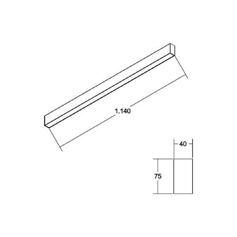 Brumberg 77143073 77143073 LED-Deckenleuchte LED Weiß