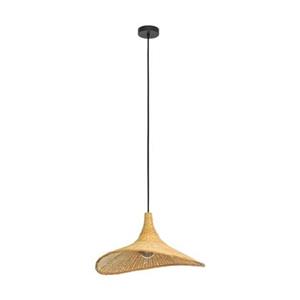EGLO Hängeleuchte Haxey mit Bambusschirm, Ø 50 cm