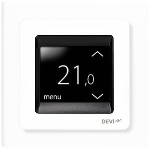 Danfoss Devireg touch timer thermostat with design frame