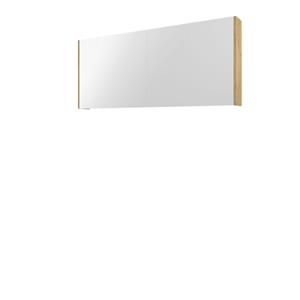 Proline Spiegelkast Comfort met spiegel op plaat aan binnenzijde 3 deuren 140x14x60cm Ideal oak 1808752
