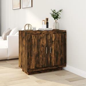 VidaXL Dressoir 80x40x75 cm bewerkt hout gerookt eikenkleurig