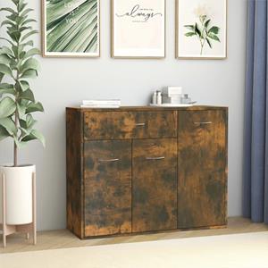 VidaXL Dressoir 88x30x70 cm bewerkt hout gerookt eikenkleurig