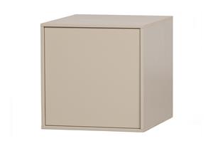 WOOOD Garderobenschrank Daily Closet Single 50X50Cm Grenen Dakargrau