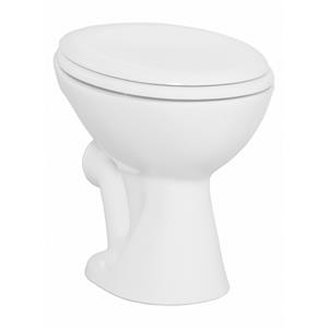 SaniGoods Goos staand toilet wit glans PK