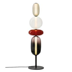 Bomma Pebbles Large Vloerlamp - Configuratie 3 - Zwart, wit & rood