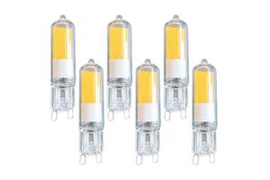 Groenovatie G9 LED Lamp 2W COB Warm Wit 6-Pack