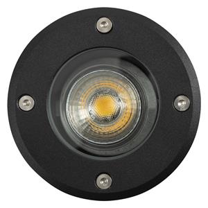 Nostalux Grondspot LED Ø11 incl. GU10 Rond Zwart