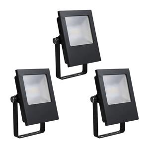 Nostalux Selectie Set 3 stuks Led Floodlight Zwart