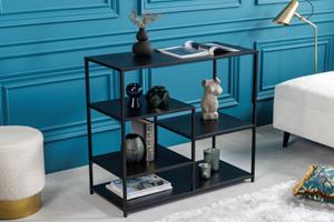 Invicta Interior Open Kast Dura Steel Zwart 90cm - 41731