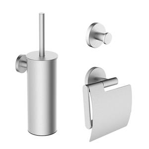 Mueller Hilton toiletaccessoiresset RVS
