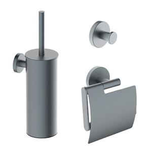 Mueller Hilton toiletaccessoiresset verouderd ijzer - gunmetal