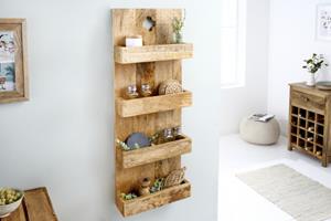 Invicta Interior Wandplank Hemingway 30cm Massief Mango Hout - 42573