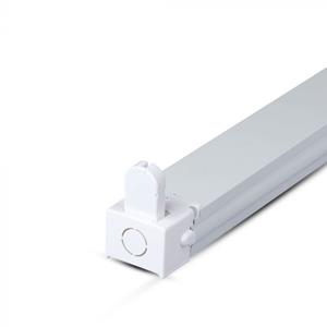 T8 LED armatuur 150 cm - IP20 voor droge ruimtes - Enkele uitvoering geschikt voor één buis