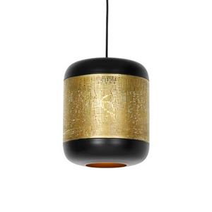 QAZQA Hanglamp kayleigh - Goud/messing - Industrieel - D 24cm