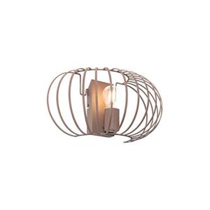 QAZQA Wandlamp johanna - Roestbruin - Design - L 39cm