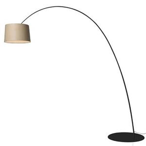 Foscarini Twiggy Elle Wood vloerlamp LED nero