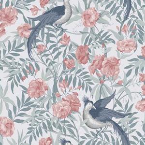LAURA ASHLEY Vliestapete "Laura Ashley Osterley Rosewood Vliestapete", tropisch, Laura Ashley Osterley Rosewood Vliestapete