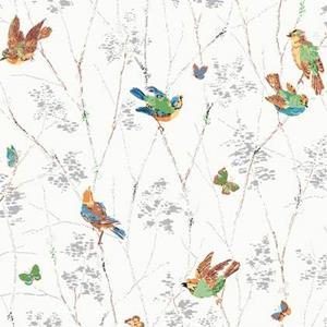 LAURA ASHLEY Vliestapete "Aviary", Motiv, Motiv