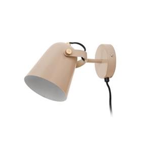 Leitmotiv Wall lamp Steady metal matt sand brown