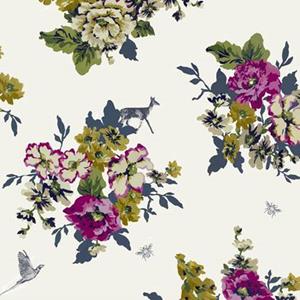 Joules Vliestapete "Joules Floral Crème", floral, floral