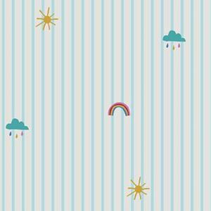 Joules Vliestapete "Whatever the Weather Icons Haze Blue", Motiv, Motiv