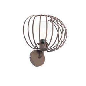 QAZQA Design wandlamp roestbruin 30 cm - Johanna