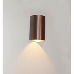 Artdelight Wandlamp Brody 1 Donker Brons Goud Led