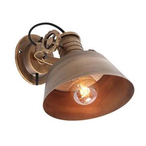 Anne Lighting Sprocket wandlamp brons metaal