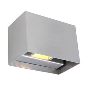 Steinhauer LED Wandleuchte Muro in Silber 3W 300lm G9 eckig