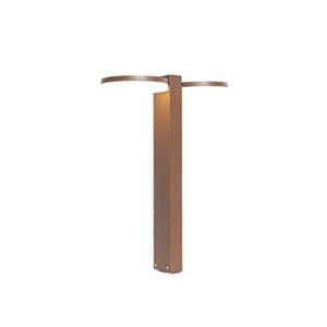 QAZQA LED staande Buitenlamp esmee - Roestbruin - Modern - L 16cm