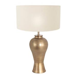 Steinhauer Brass tafellamp wit metaal 62 cm hoog