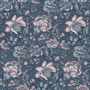 LAURA ASHLEY Vliestapete "Laura Ashley Portia Dark Seaspray Vliestapete", geblümt, Laura Ashley Portia Dark Seaspray Vliestapete