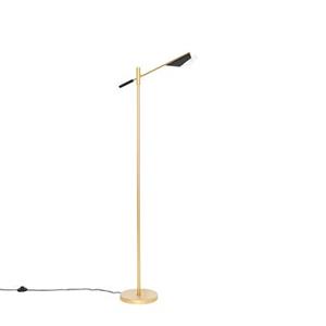 QAZQA Vloerlamp sinem - Goud/messing - Design - L 55cm