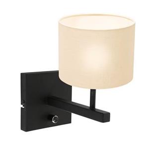 Steinhauer Stang wandlamp crème metaal kapdiameter: 20 cm