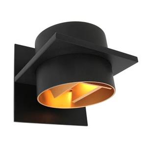 Steinhauer LED Wandleuchte Muro in Schwarz 3W 300lm G9 rund und eckig