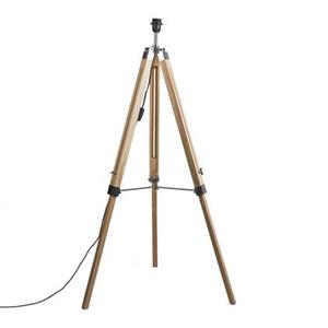 QAZQA Vloerlamp tripod - Bruin - Industrieel - D 450mm